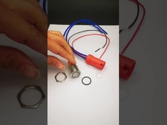 20A बड़ा करंट ip67 मरीन 316 स्टेनलेस स्टील पुश बटन स्विच