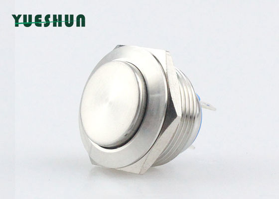 गुणवत्ता  IP65 19mm Metal Push Button Switch , Micro Momentary Push Button Switch High Head कारखाना