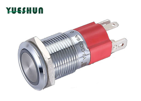 गुणवत्ता  16MM Led Light Large Current 10A Push Button Switch कारखाना